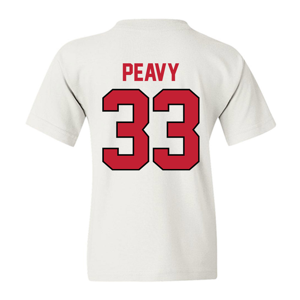 Georgia - NCAA Baseball : Jackson Peavy - Classic Shersey Youth T-Shirt-1