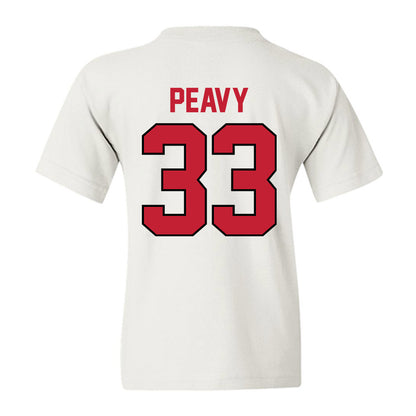 Georgia - NCAA Baseball : Jackson Peavy - Classic Shersey Youth T-Shirt-1