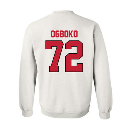 Georgia - NCAA Football : Ekene Ogboko - Classic Shersey Crewneck Sweatshirt-1