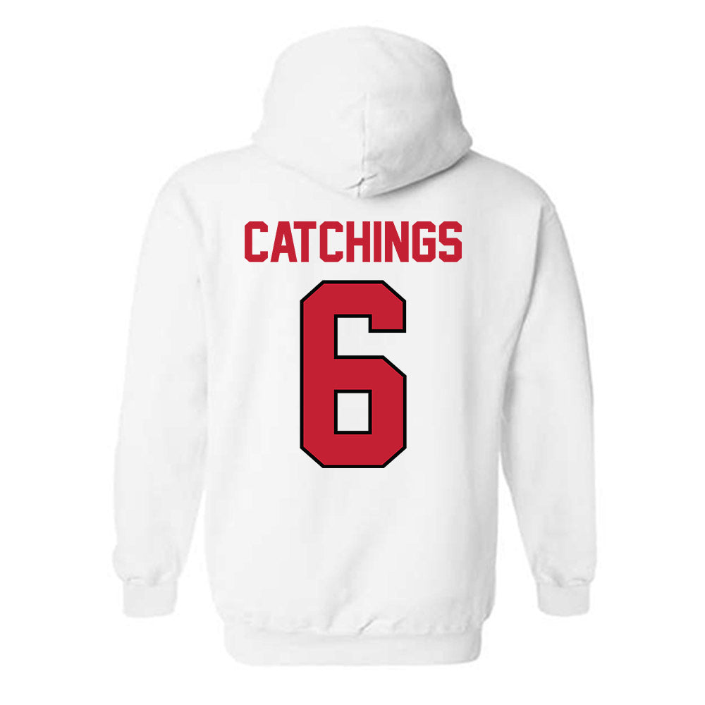 Georgia - NCAA Men's Basketball : Kanon Catchings - Classic Shersey Hooded Sweatshirt-1