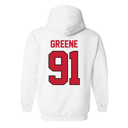 Georgia - NCAA Football : Justin Greene - Classic Shersey Hooded Sweatshirt-1