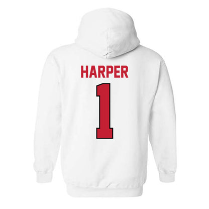 Georgia - NCAA Women's Volleyball : Tori Harper - Classic Shersey Hooded Sweatshirt-1