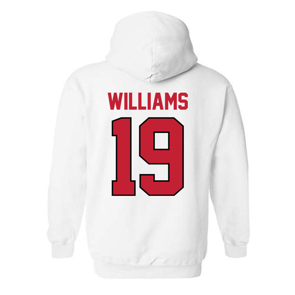 Georgia - NCAA Football : Justin Williams - Classic Shersey Hooded Sweatshirt-1