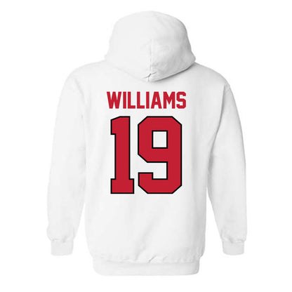 Georgia - NCAA Football : Justin Williams - Classic Shersey Hooded Sweatshirt-1