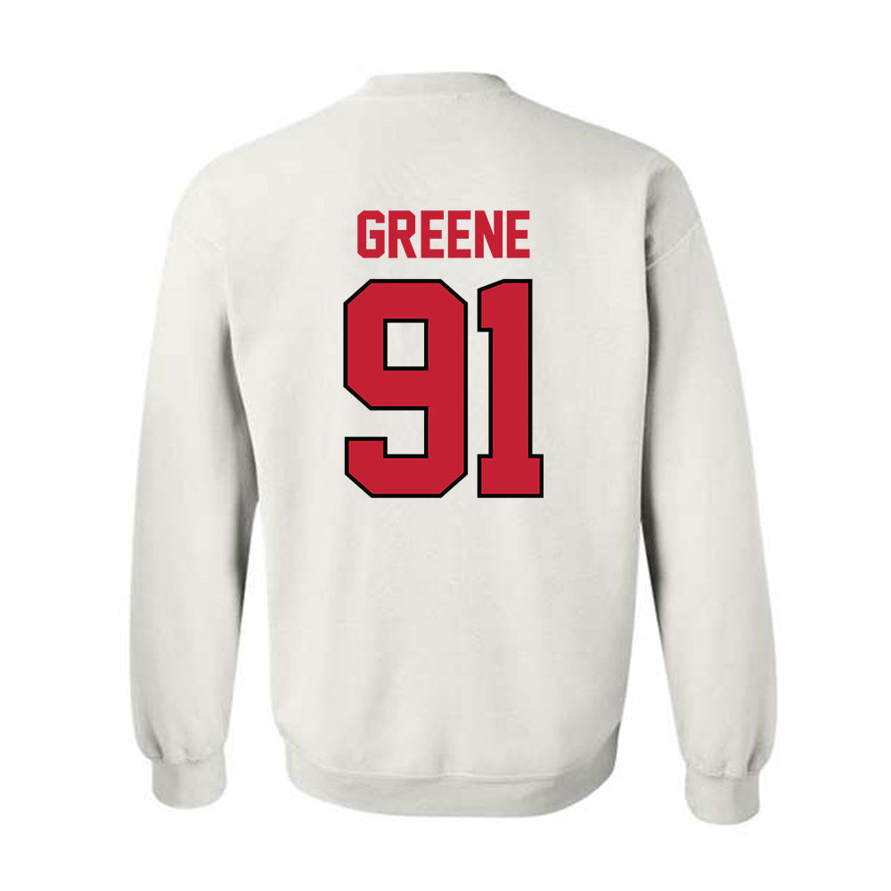 Georgia - NCAA Football : Justin Greene - Classic Shersey Crewneck Sweatshirt-1