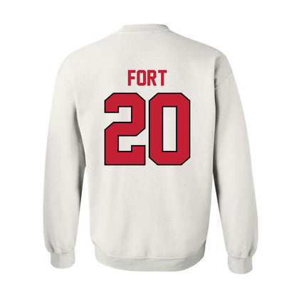 Georgia - NCAA Football : Zech Fort - Classic Shersey Crewneck Sweatshirt-1