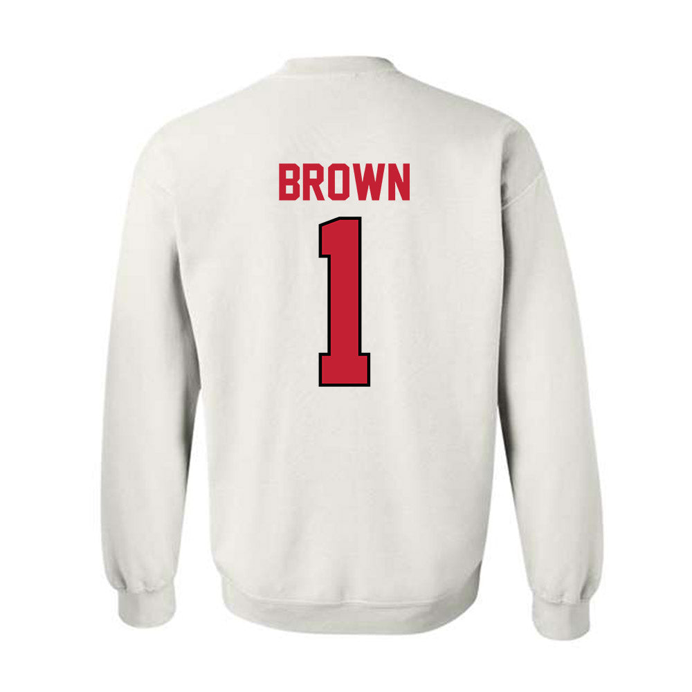 Georgia - NCAA Women's Soccer : Jordan Brown - Classic Shersey Crewneck Sweatshirt-1
