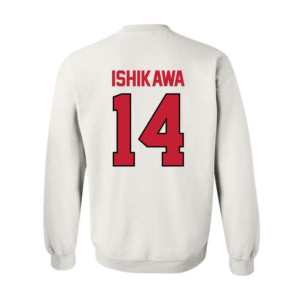 Georgia - NCAA Baseball : Kenny Ishikawa - Classic Shersey Crewneck Sweatshirt-1