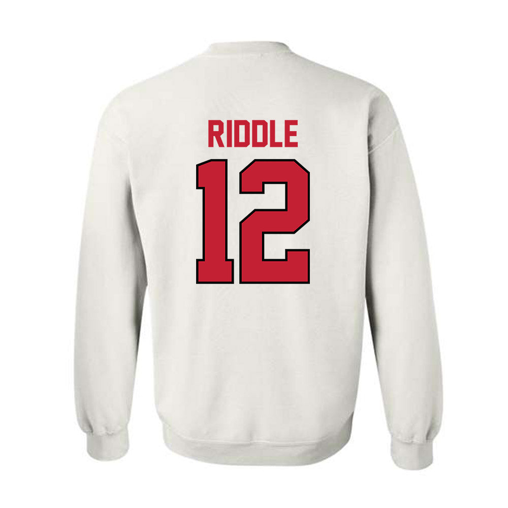 Georgia - NCAA Football : Ja Marley Riddle - Classic Shersey Crewneck Sweatshirt-1