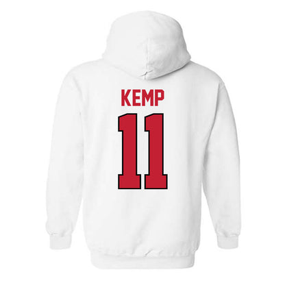 Georgia - NCAA Women's Volleyball : Kendal Kemp - Classic Shersey Hooded Sweatshirt-1