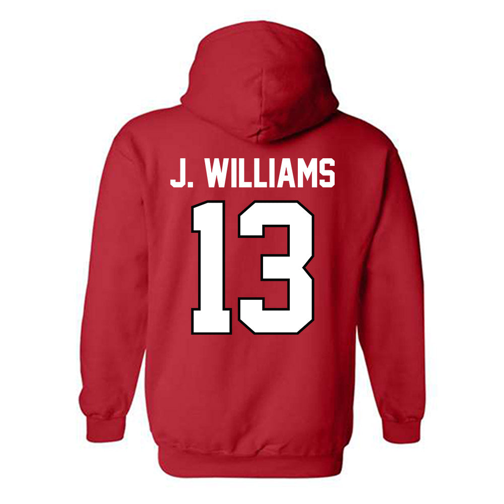Georgia - NCAA Football : Tyler J. Williams - Classic Shersey Hooded Sweatshirt-1