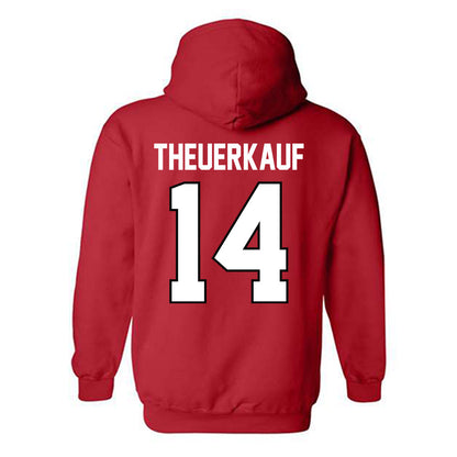 Georgia - NCAA Women's Basketball : Rylie Theuerkauf - Classic Shersey Hooded Sweatshirt-1