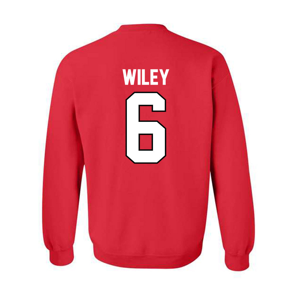 Georgia - NCAA Football : CJ Wiley - Classic Shersey Crewneck Sweatshirt-1