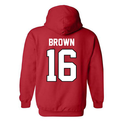 Georgia - NCAA Baseball : Zachary Brown - Classic Shersey Hooded Sweatshirt-1