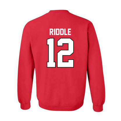 Georgia - NCAA Football : Ja Marley Riddle - Classic Shersey Crewneck Sweatshirt-1