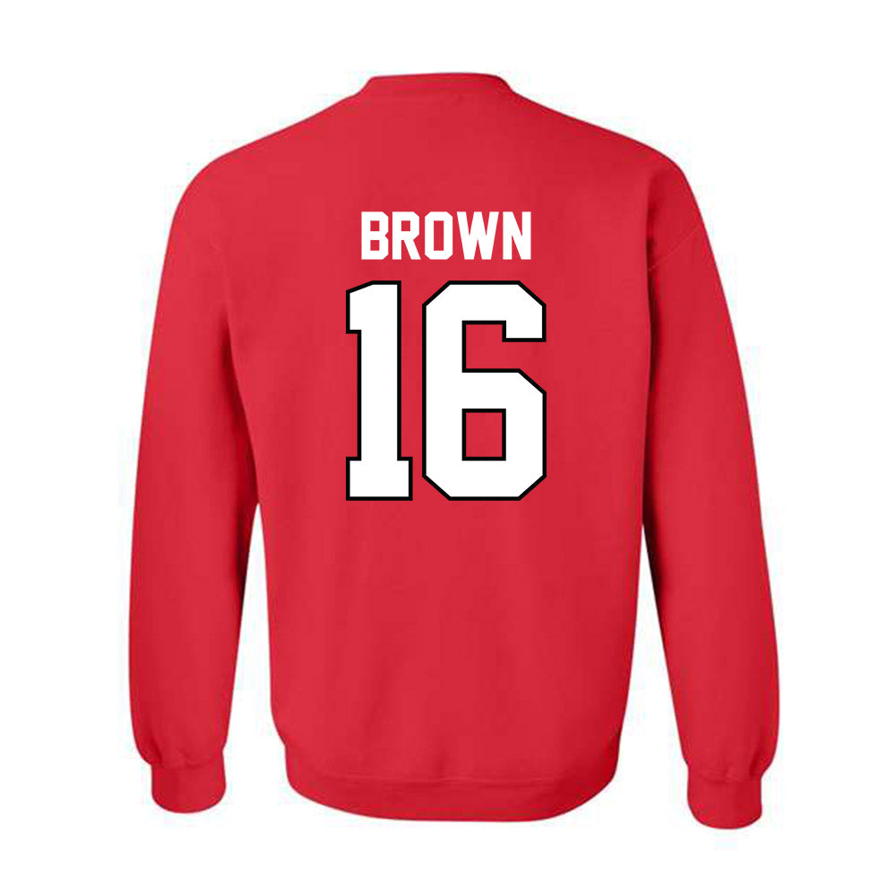 Georgia - NCAA Baseball : Zachary Brown - Classic Shersey Crewneck Sweatshirt-1
