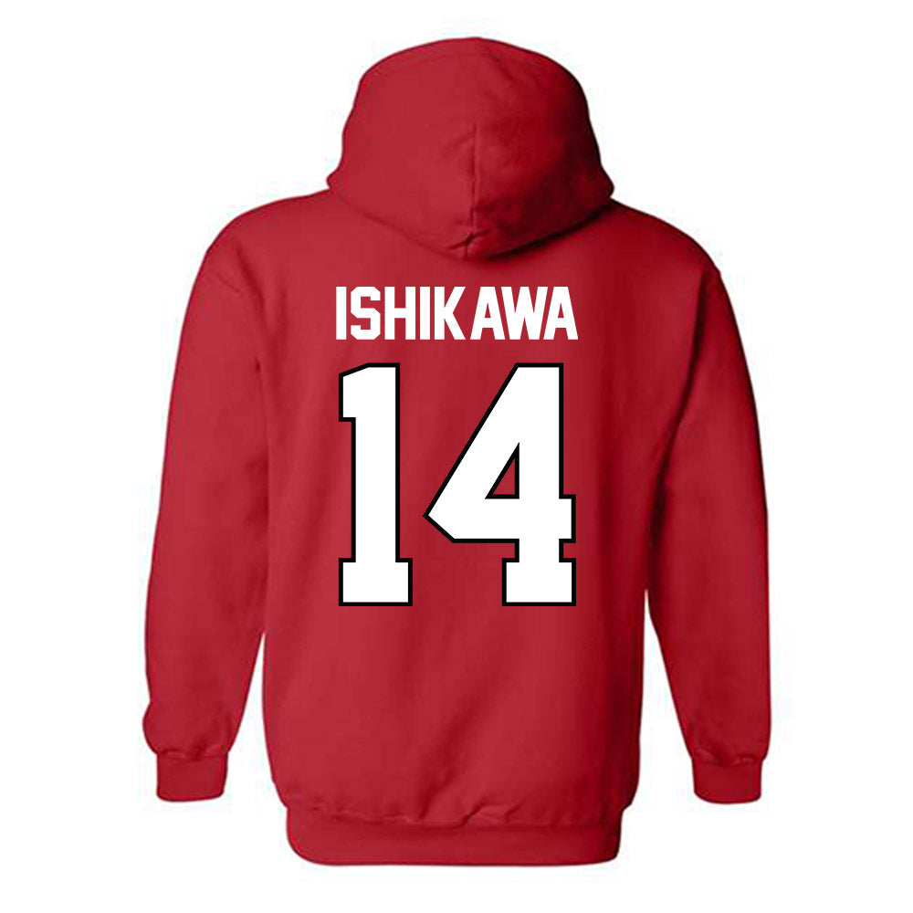 Georgia - NCAA Baseball : Kenny Ishikawa - Classic Shersey Hooded Sweatshirt-1