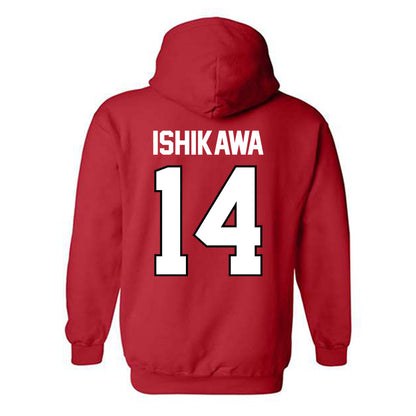 Georgia - NCAA Baseball : Kenny Ishikawa - Classic Shersey Hooded Sweatshirt-1