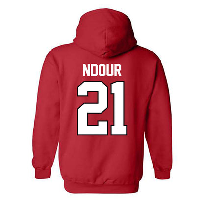 Georgia - NCAA Women's Basketball : Aicha Ndour - Classic Shersey Hooded Sweatshirt-1