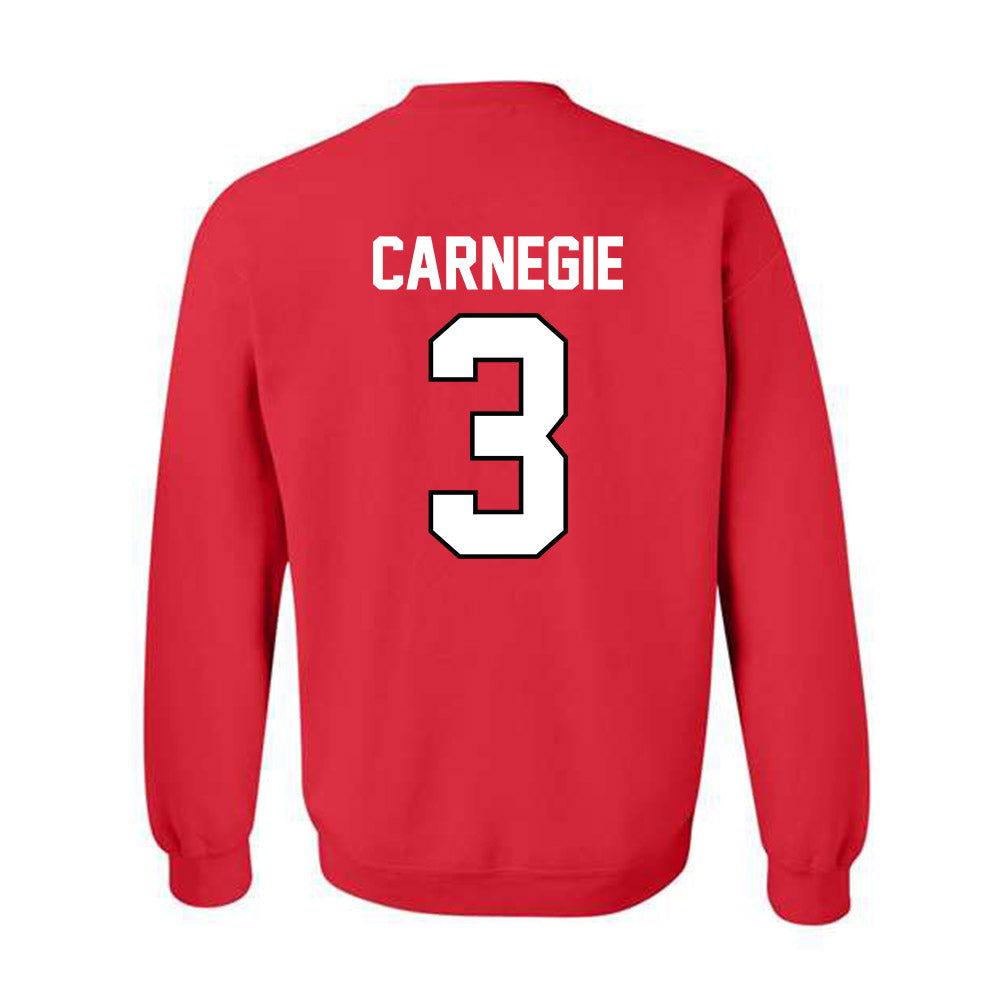 Georgia - NCAA Women's Basketball : Danielle Carnegie - Classic Shersey Crewneck Sweatshirt-1