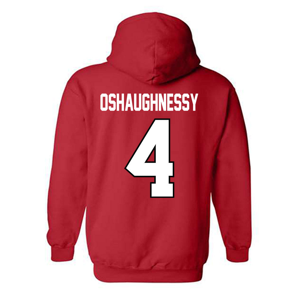 Georgia - NCAA Baseball : Michael Oshaughnessy - Classic Shersey Hooded Sweatshirt-1