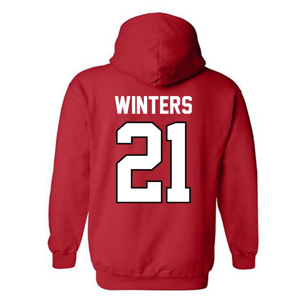 Georgia - NCAA Women's Soccer : Devon Winters - Classic Shersey Hooded Sweatshirt-1