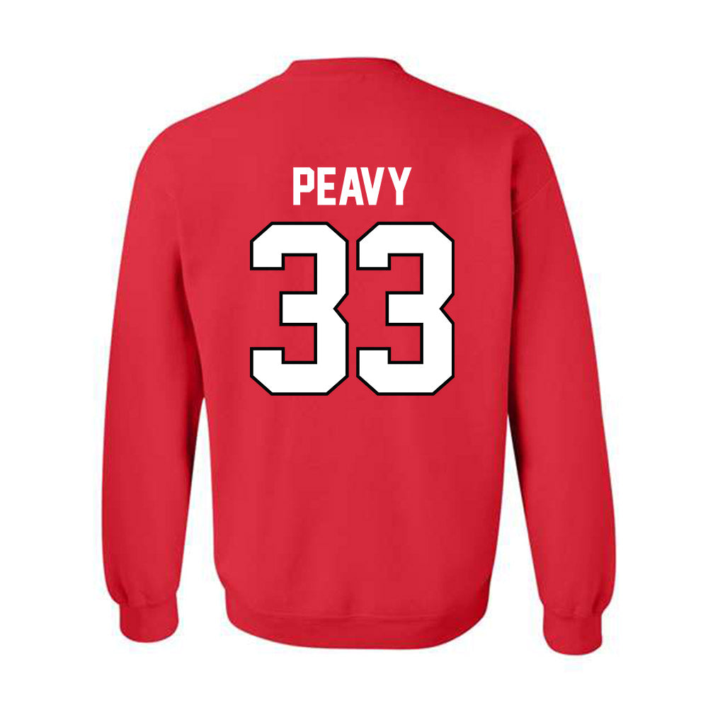 Georgia - NCAA Baseball : Jackson Peavy - Classic Shersey Crewneck Sweatshirt-1