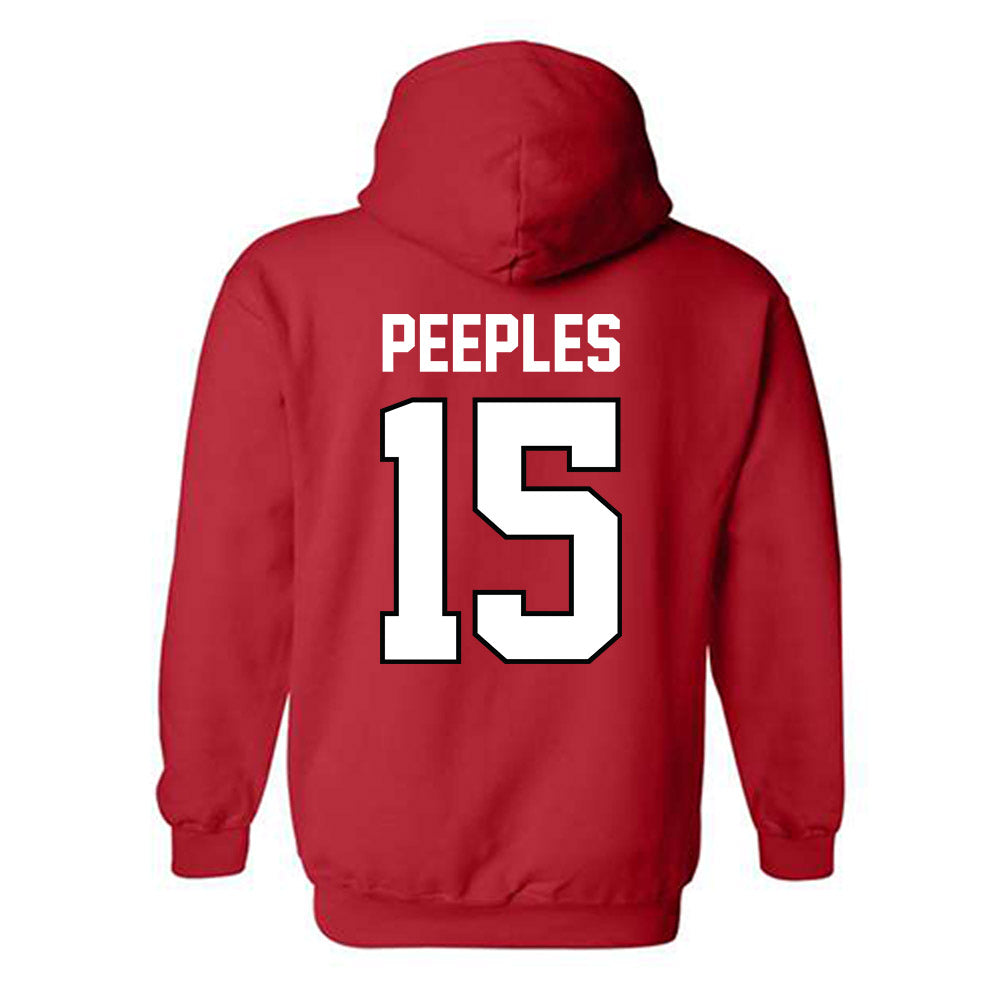 Georgia - NCAA Baseball : Ty Peeples - Classic Shersey Hooded Sweatshirt-1