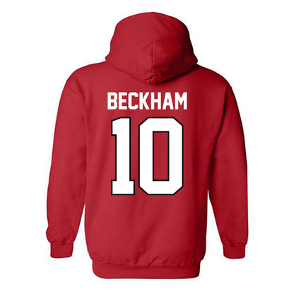 Georgia - NCAA Women's Basketball : Aubrey Beckham - Classic Shersey Hooded Sweatshirt-1