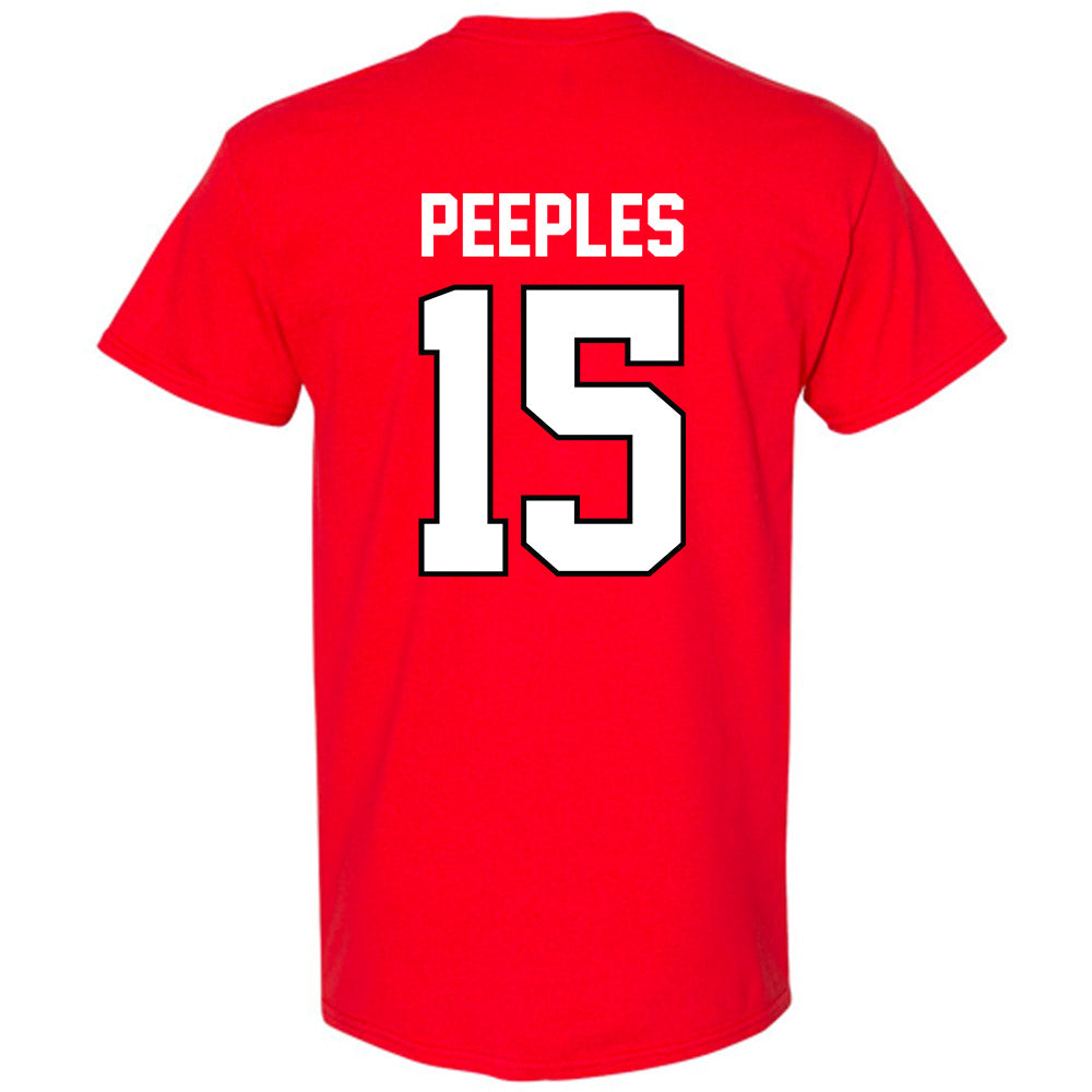 Georgia - NCAA Baseball : Ty Peeples - Classic Shersey T-Shirt-1