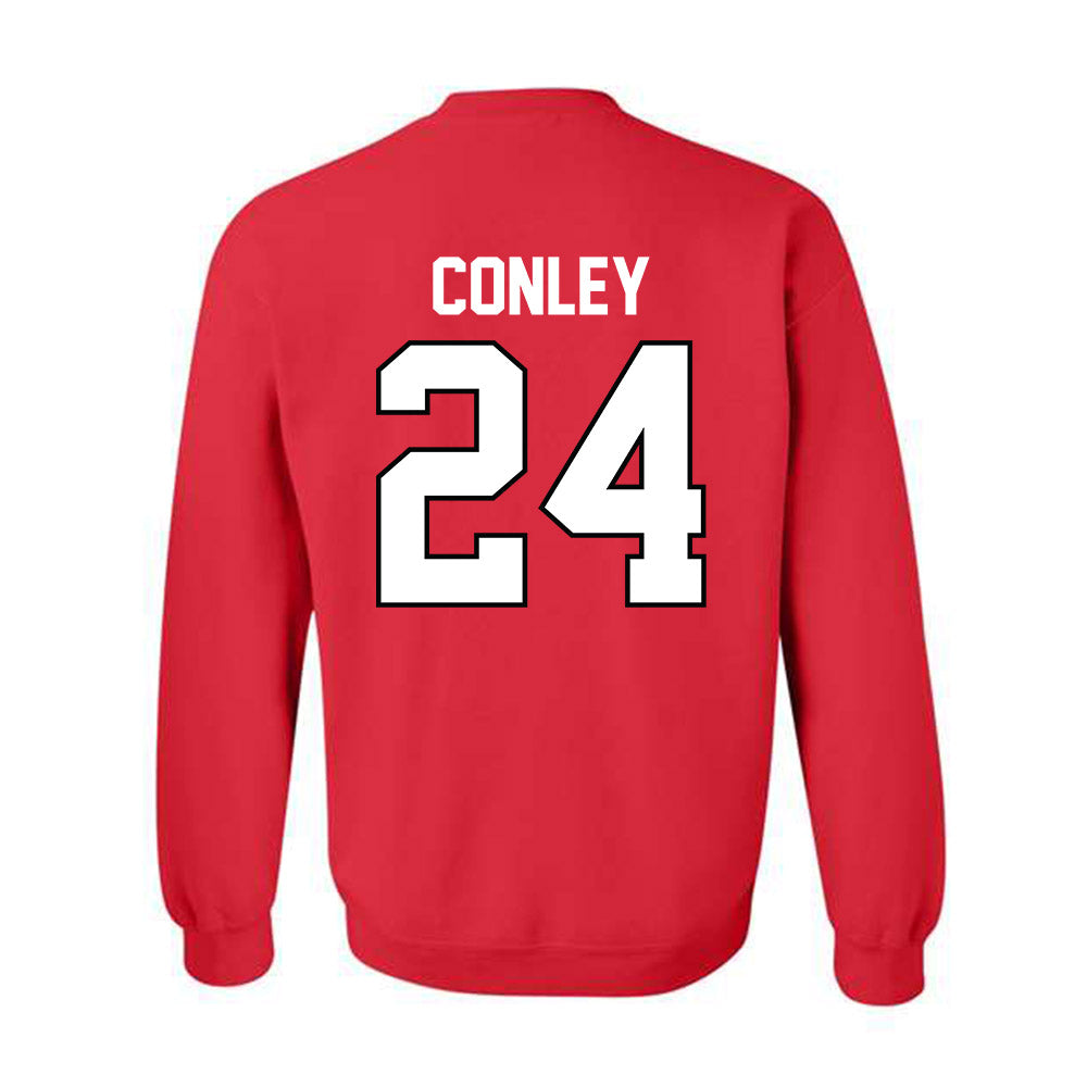 Georgia - NCAA Football : Braylon Conley - Classic Shersey Crewneck Sweatshirt-1