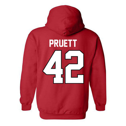 Georgia - NCAA Baseball : Brad Pruett - Classic Shersey Hooded Sweatshirt-1