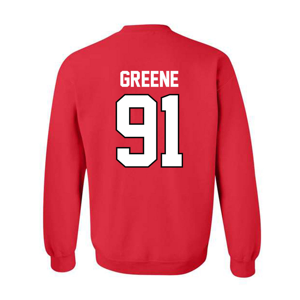 Georgia - NCAA Football : Justin Greene - Classic Shersey Crewneck Sweatshirt-1