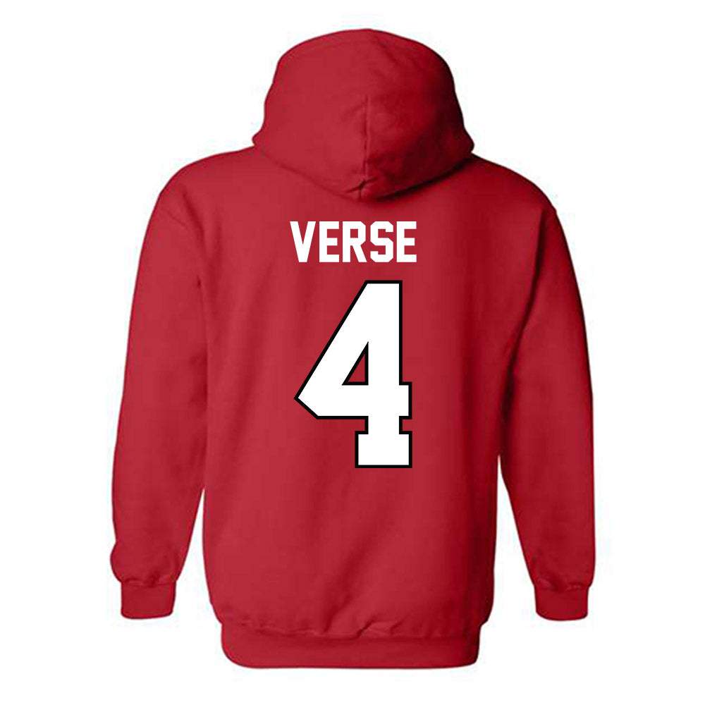 Georgia - NCAA Women's Basketball : Miyah Verse - Classic Shersey Hooded Sweatshirt-1