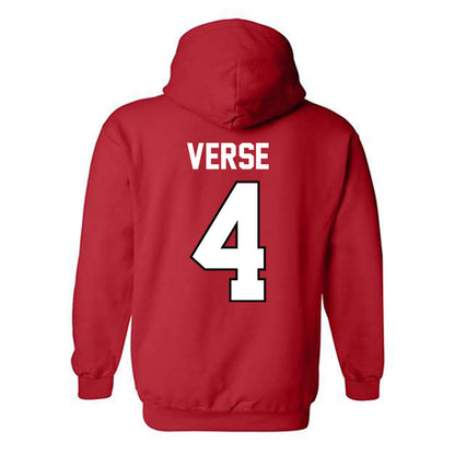 Georgia - NCAA Women's Basketball : Miyah Verse - Classic Shersey Hooded Sweatshirt-1