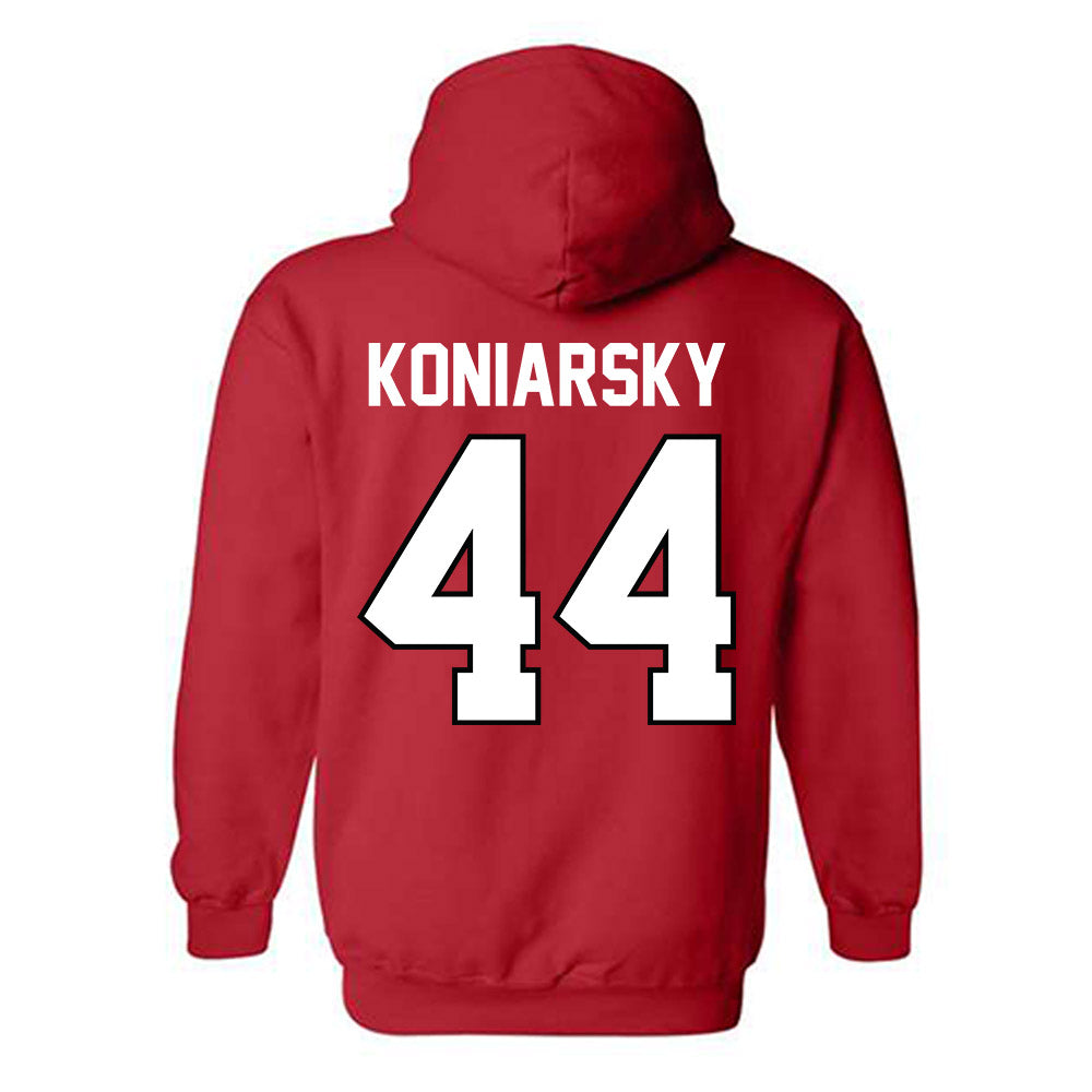Georgia - NCAA Baseball : Cole Koniarsky - Classic Shersey Hooded Sweatshirt-1