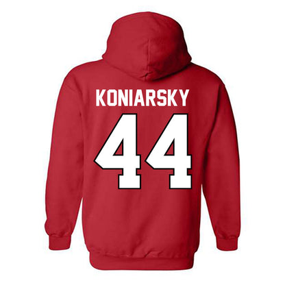 Georgia - NCAA Baseball : Cole Koniarsky - Classic Shersey Hooded Sweatshirt-1