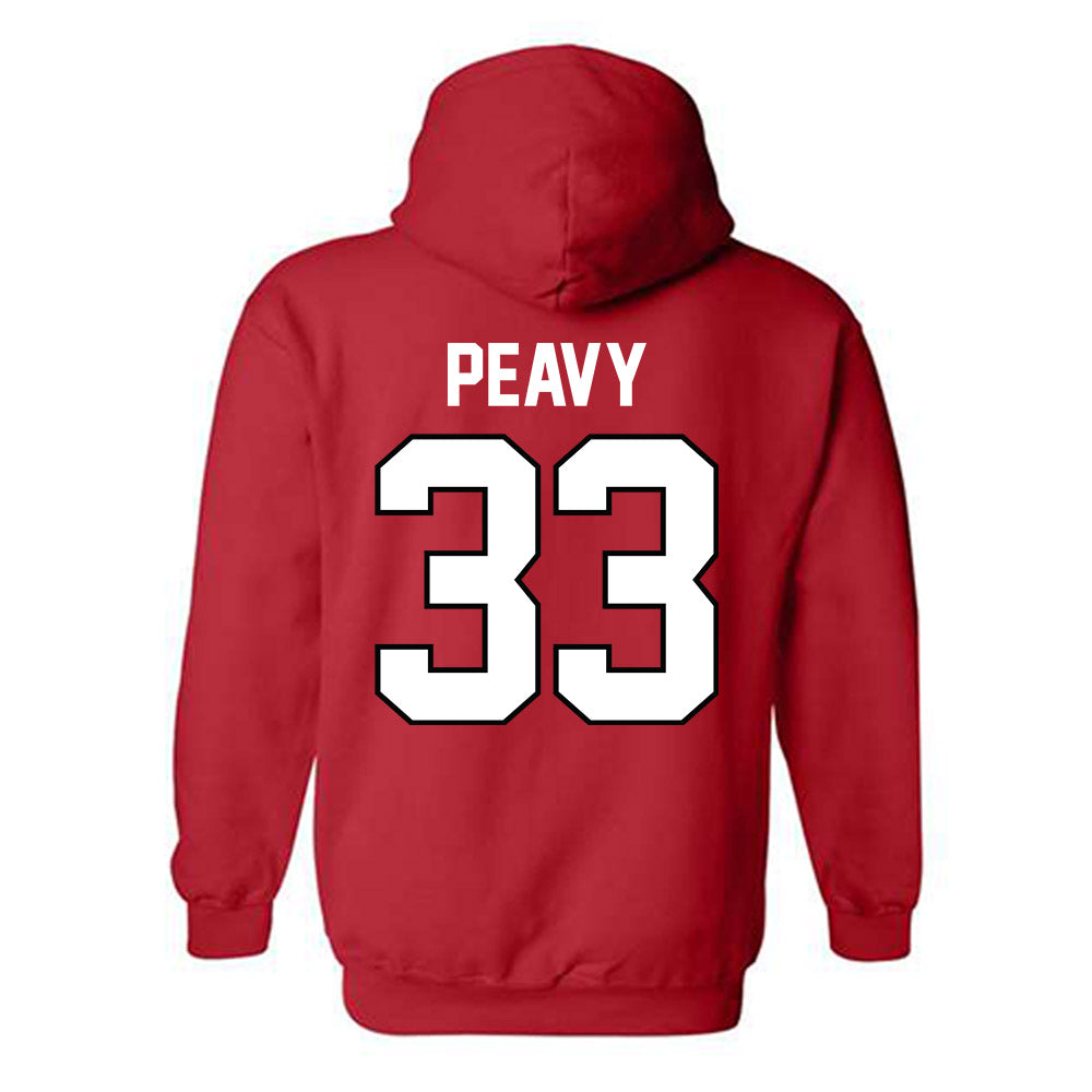 Georgia - NCAA Baseball : Jackson Peavy - Classic Shersey Hooded Sweatshirt-1