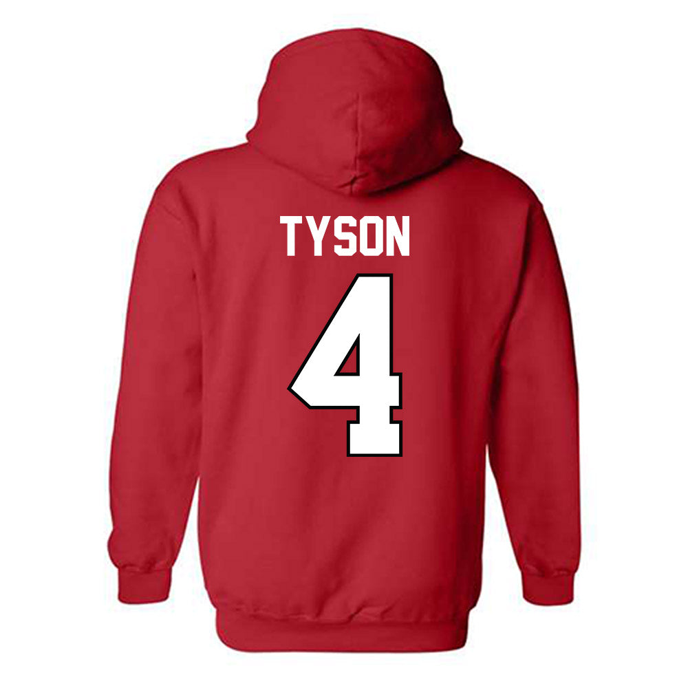 Georgia - NCAA Women's Volleyball : Kaiya Tyson - Classic Shersey Hooded Sweatshirt-1