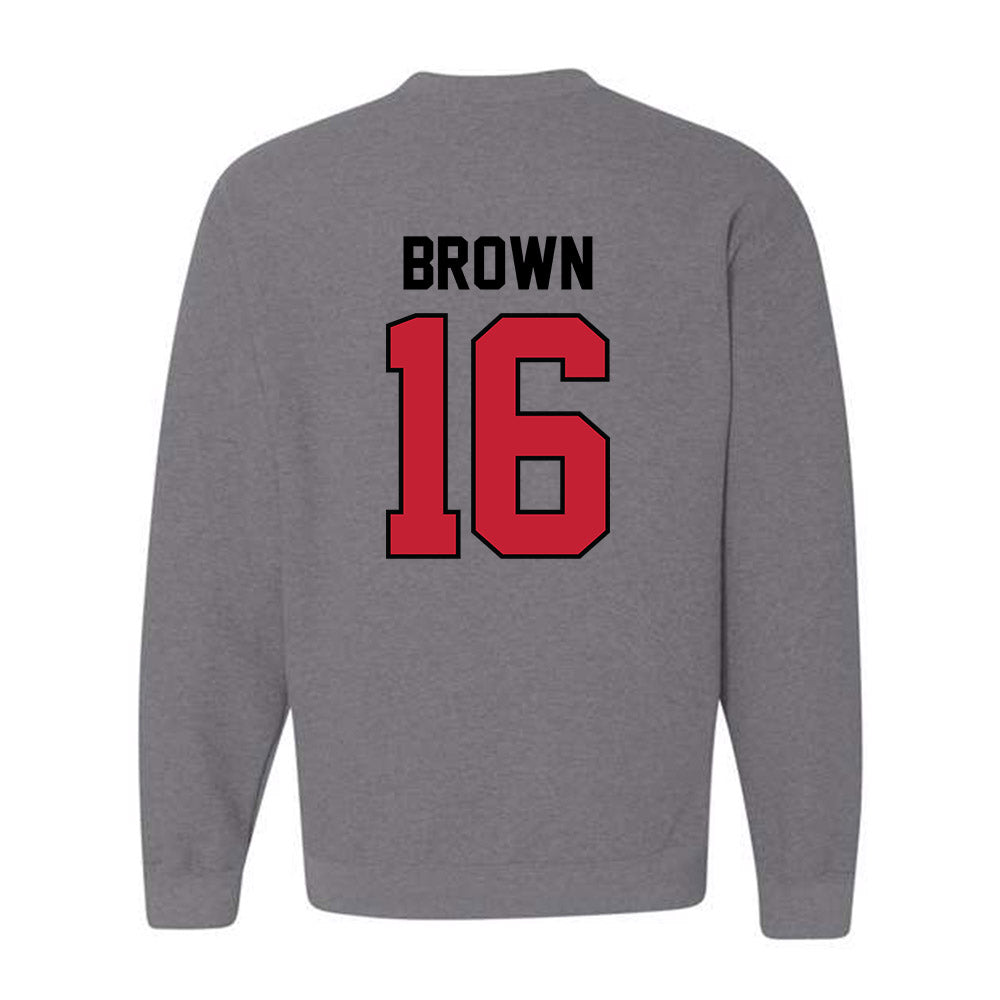 Georgia - NCAA Baseball : Zachary Brown - Classic Shersey Crewneck Sweatshirt-1