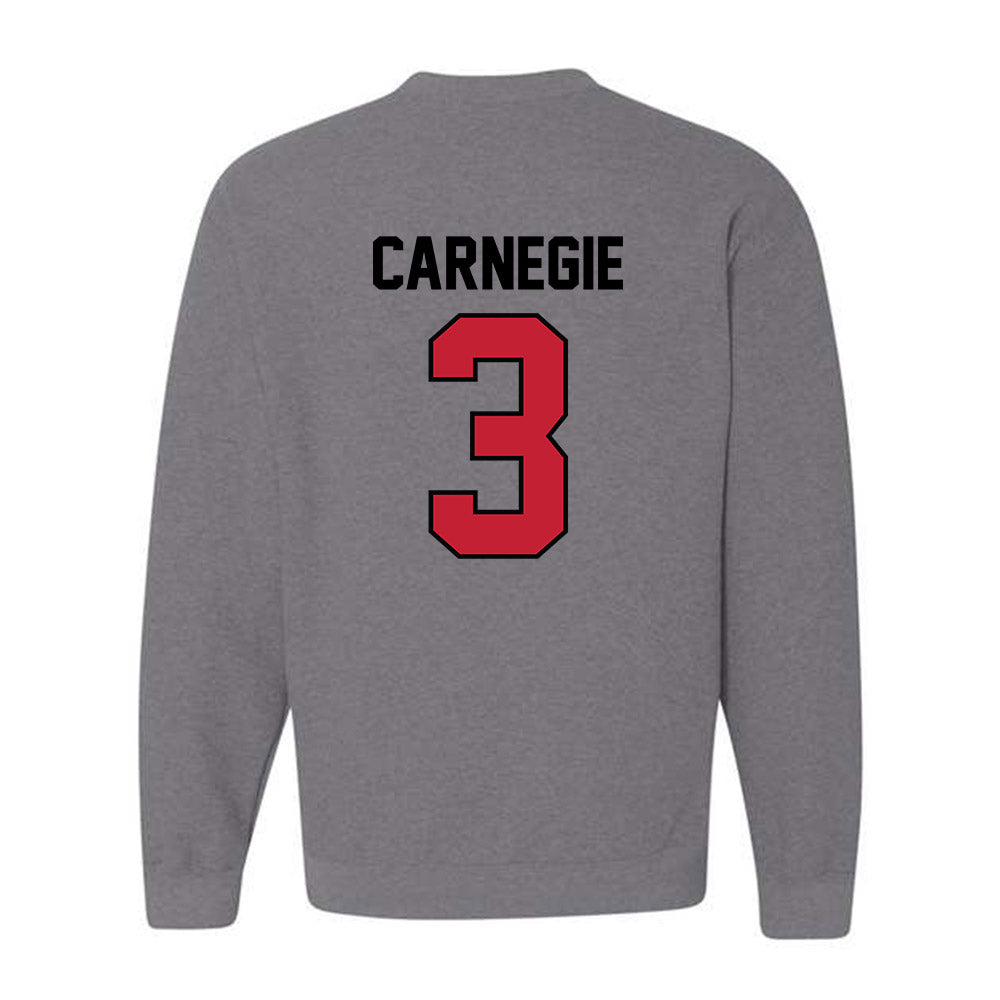 Georgia - NCAA Women's Basketball : Danielle Carnegie - Classic Shersey Crewneck Sweatshirt-1