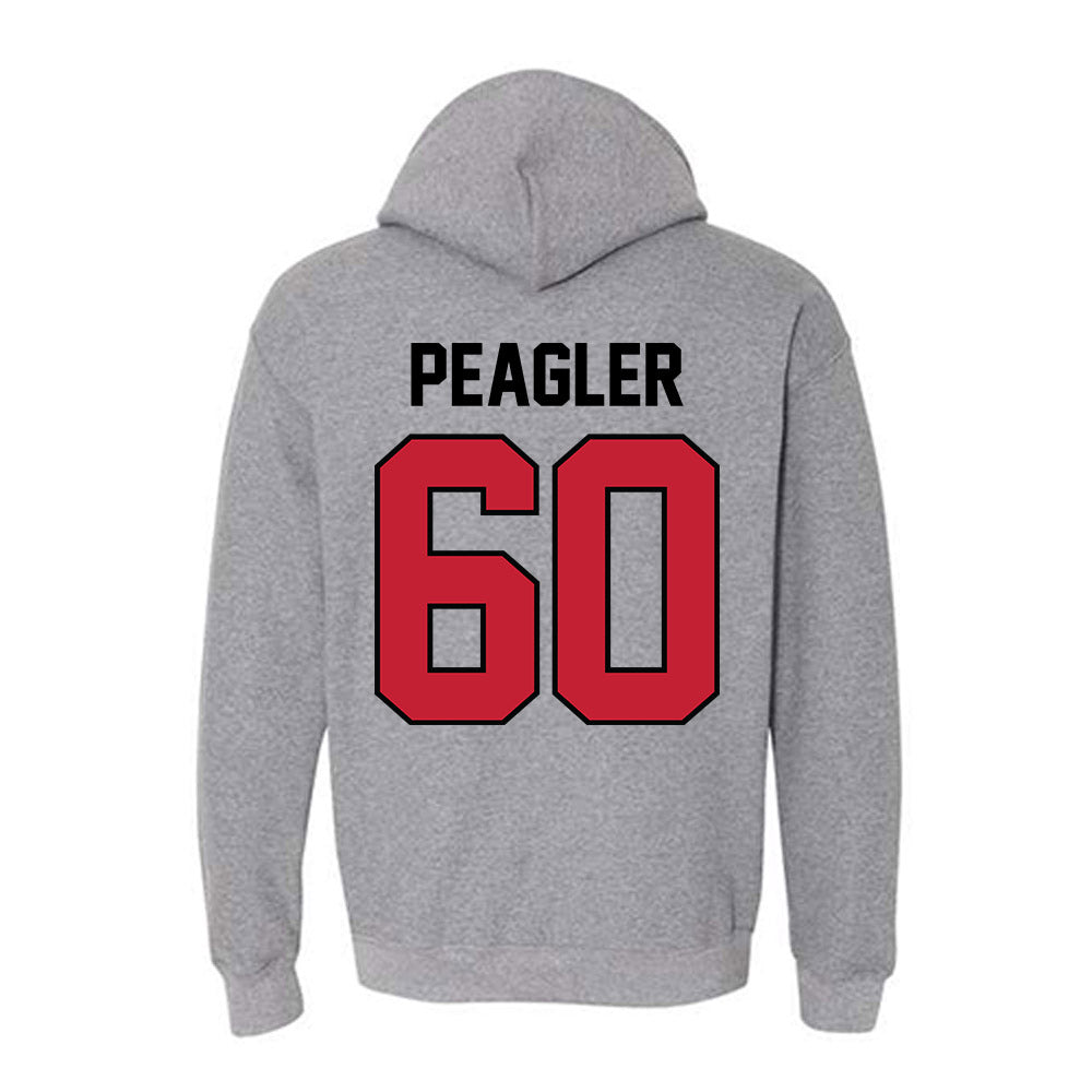 Georgia - NCAA Football : Henry Peagler - Classic Shersey Hooded Sweatshirt-1