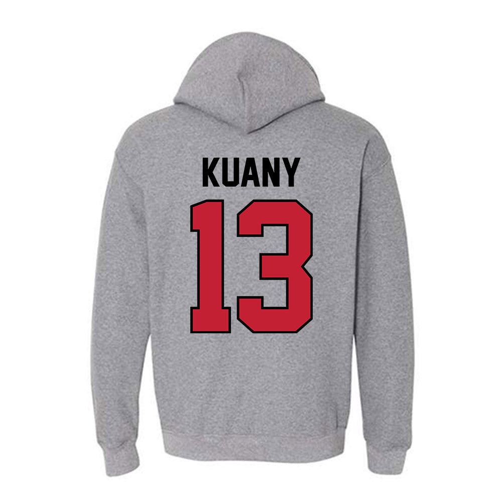 Georgia - NCAA Men's Basketball : Mading Kuany - Classic Shersey Hooded Sweatshirt-1