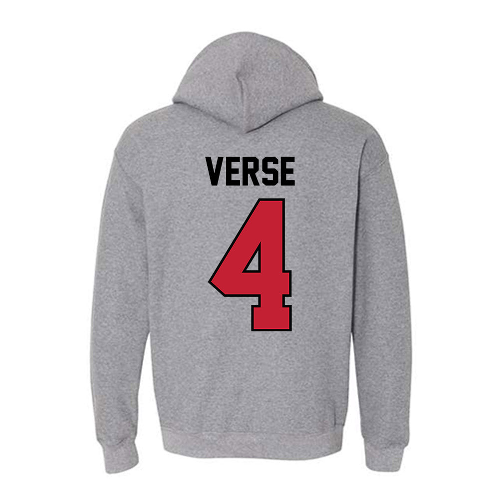Georgia - NCAA Women's Basketball : Miyah Verse - Classic Shersey Hooded Sweatshirt-1