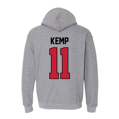 Georgia - NCAA Women's Volleyball : Kendal Kemp - Classic Shersey Hooded Sweatshirt-1