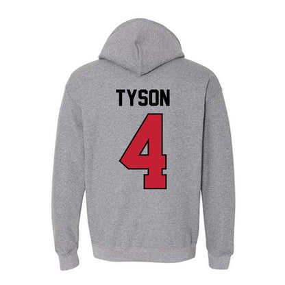 Georgia - NCAA Women's Volleyball : Kaiya Tyson - Classic Shersey Hooded Sweatshirt-1