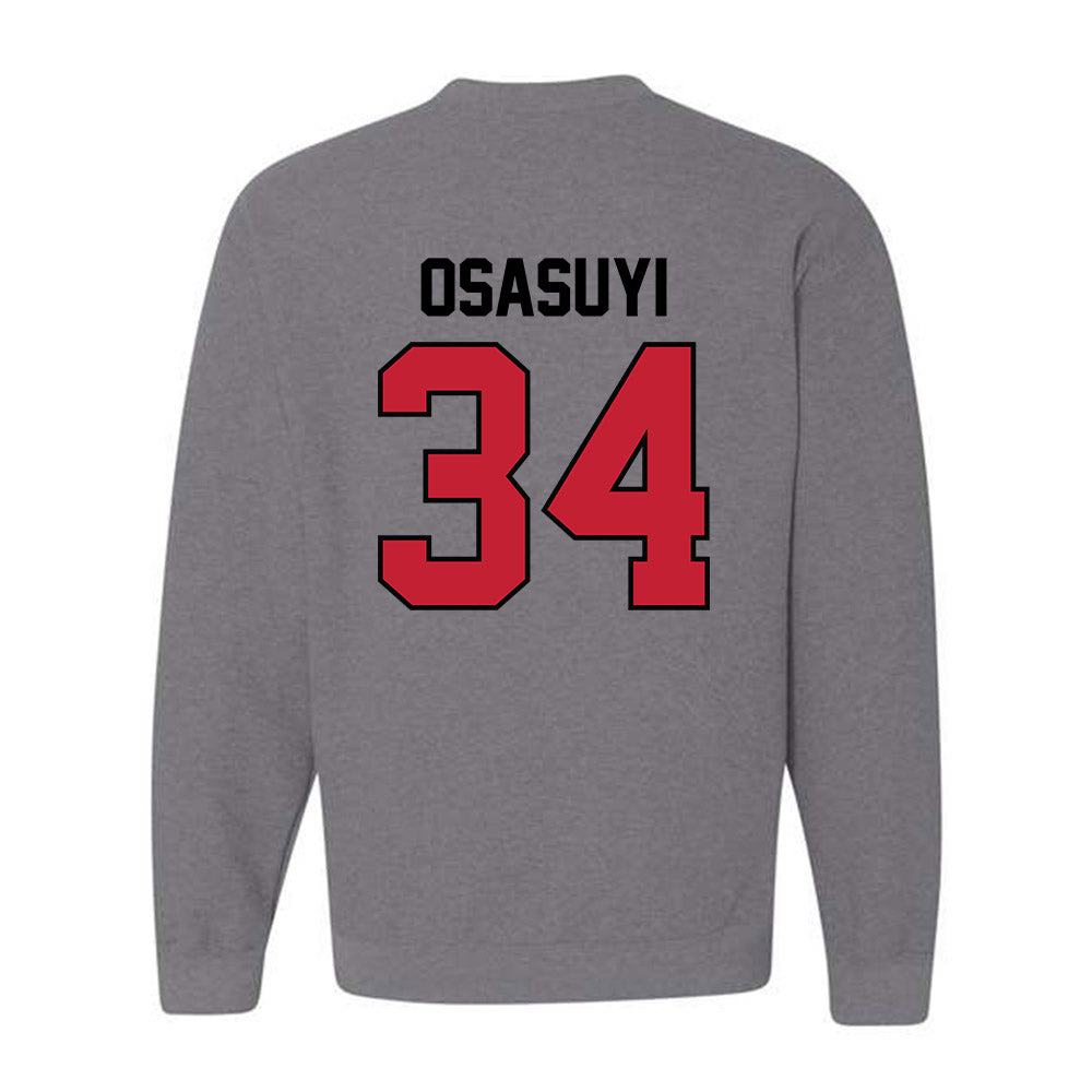 Georgia - NCAA Men's Basketball : Andrew Osasuyi - Classic Shersey Crewneck Sweatshirt-1
