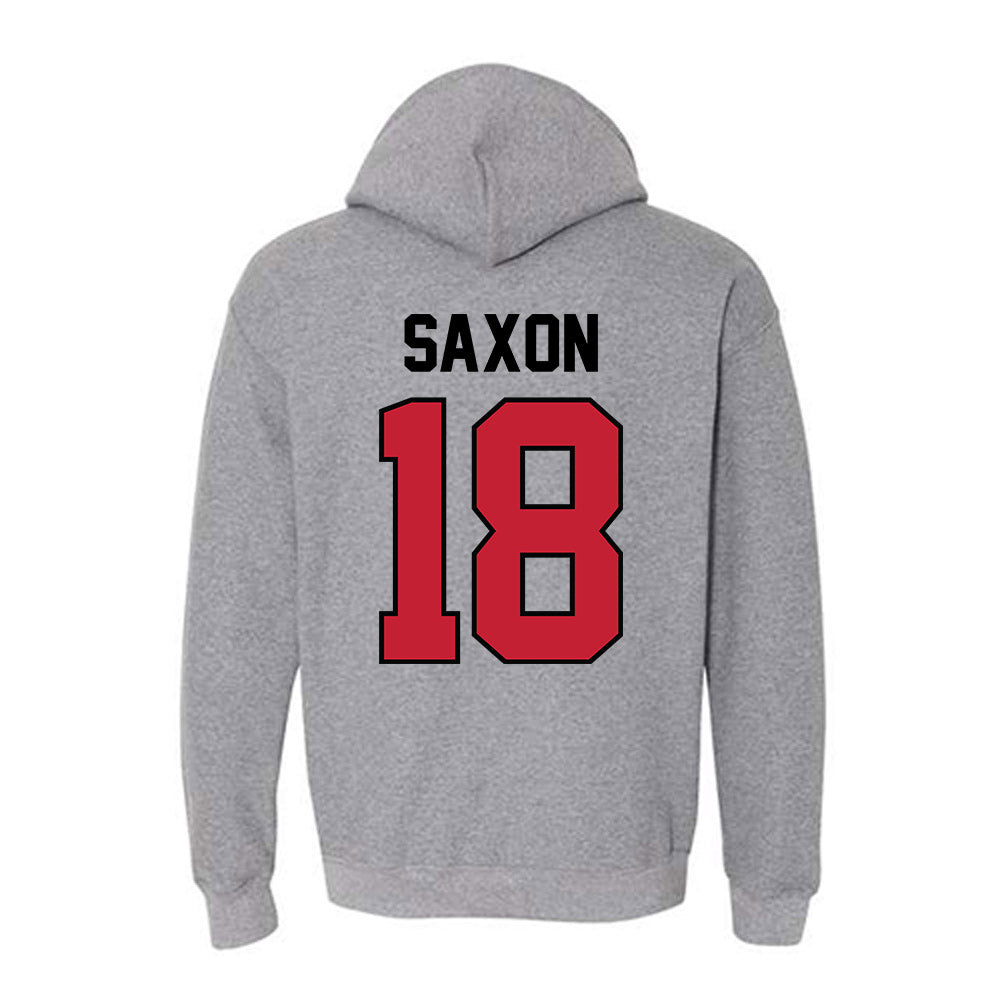 Georgia - NCAA Baseball : TL Saxon - Classic Shersey Hooded Sweatshirt-1
