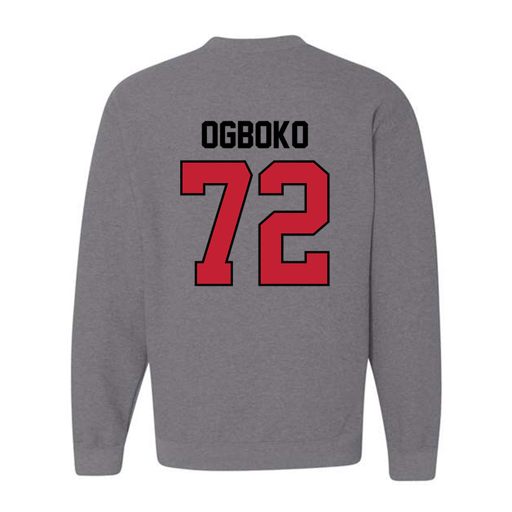 Georgia - NCAA Football : Ekene Ogboko - Classic Shersey Crewneck Sweatshirt-1