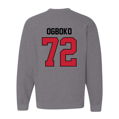 Georgia - NCAA Football : Ekene Ogboko - Classic Shersey Crewneck Sweatshirt-1